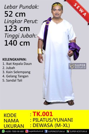 TK.001 Pilatus/Yunani - Stok: 1