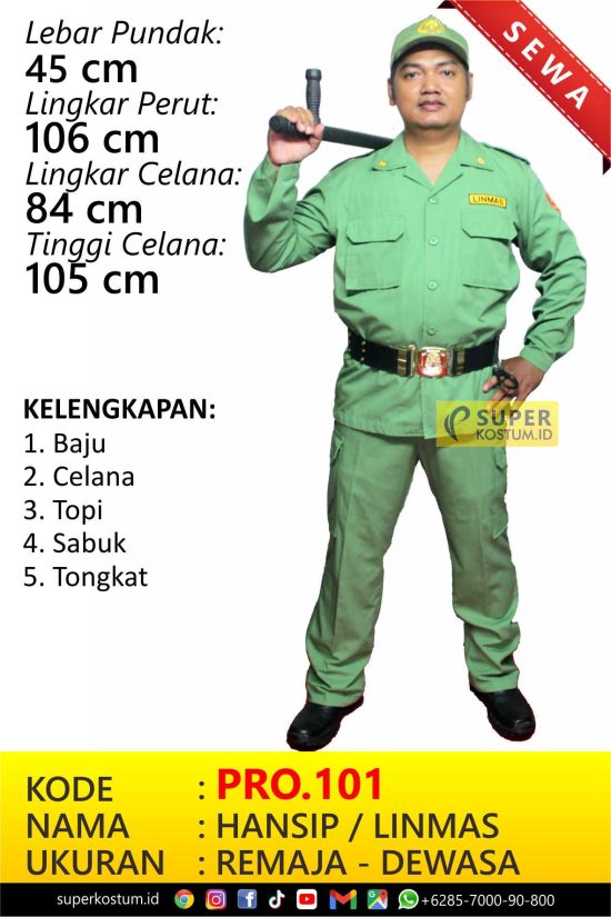 PRO.101 Hansip/Linmas - Stok: 1