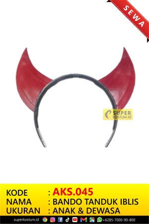 AKS.045 Tanduk Iblis - Stok: 1