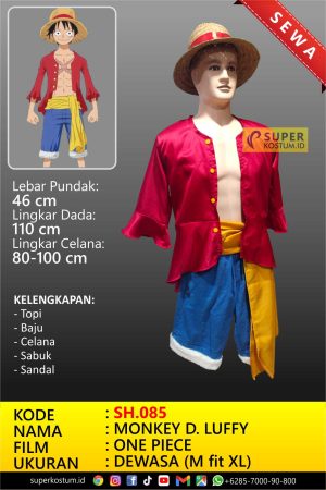 SH.085 Luffy One Piece - Stok: 1