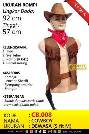 CB.008 Cowboy - Stok: 15