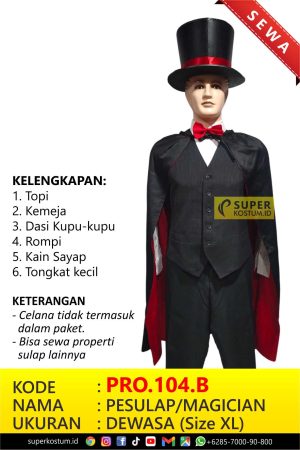 PRO.104.B Pesulap/Magician - Stok: 2