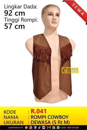 R.041 Rompi Cowboy - Stok: 15