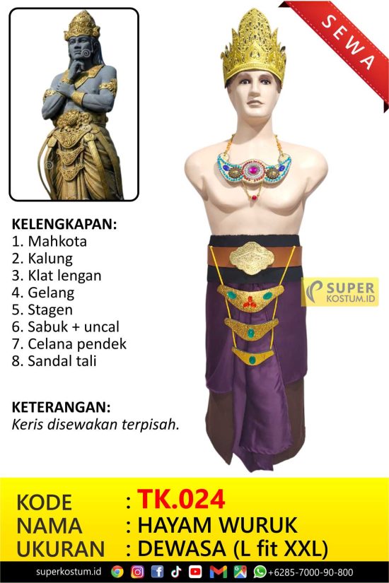 TK.024 Hayam Wuruk - Stok: 1