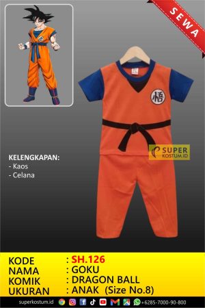 SH.126 Goku Dragon Ball - Stok: 1