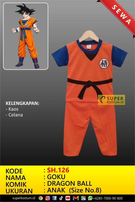 SH.126 Goku Dragon Ball - Stok: 1