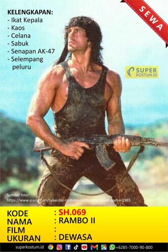 SH.068 Rambo II - Stok: 1